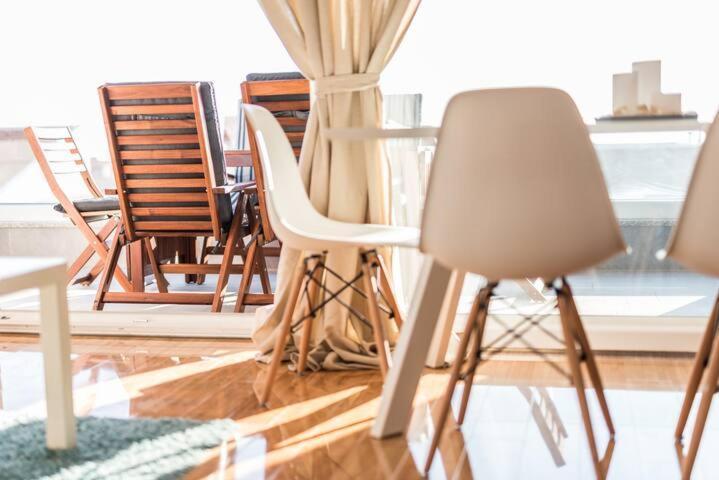 Blue Sky, Modern Sea View Apartment Novalja Kültér fotó